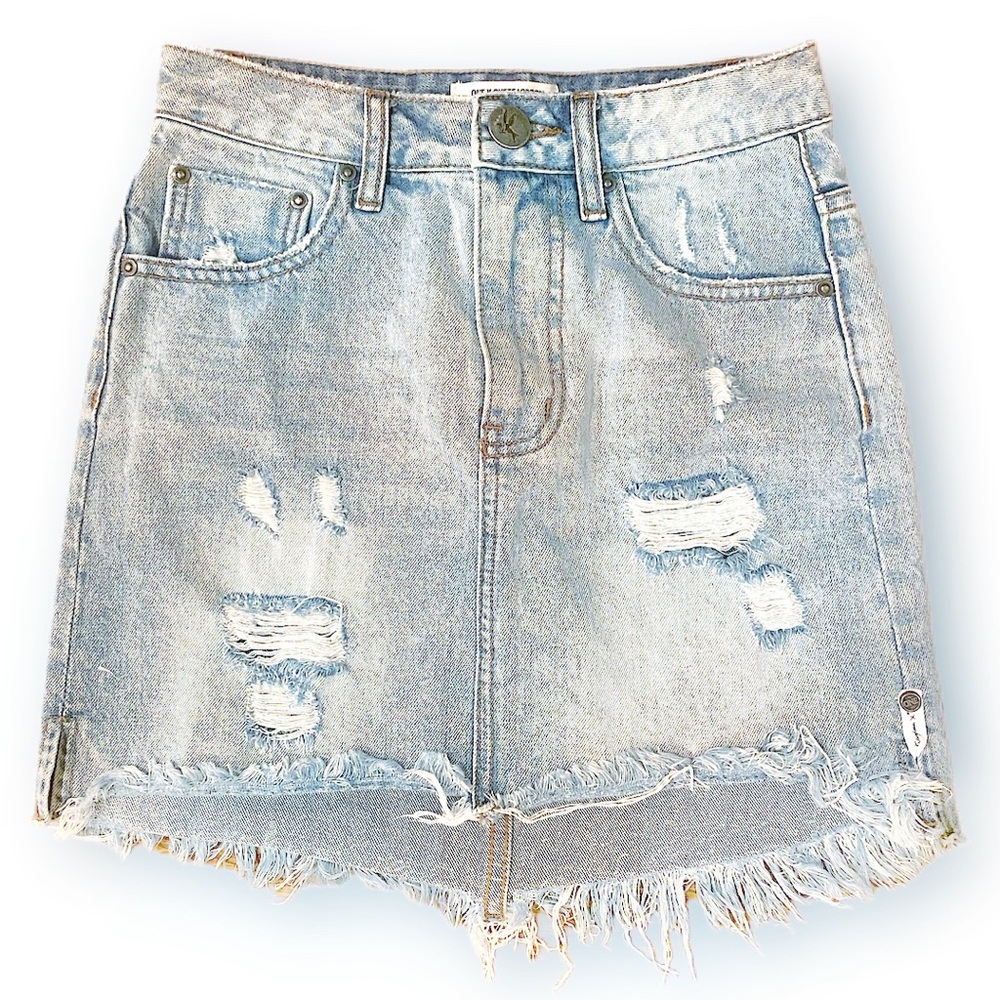 One Teaspoon Denim Skirt